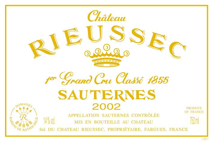 Chateau Rieussec Red Wine