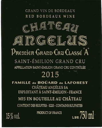 Château Angelus Premier Grand Cru Classé A