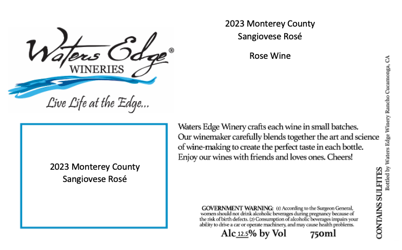 Monterey County Sangiovese Rosé