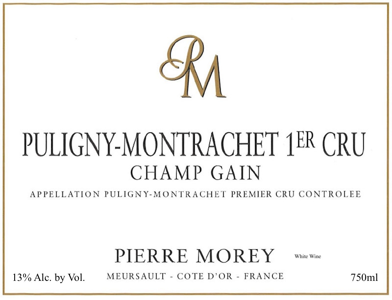 Puligny - Montrachet 1er Cru Champ Gain