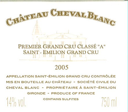 Cheval Blanc Premier Grand Cru Classé