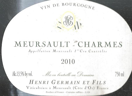 Meursault Charmes