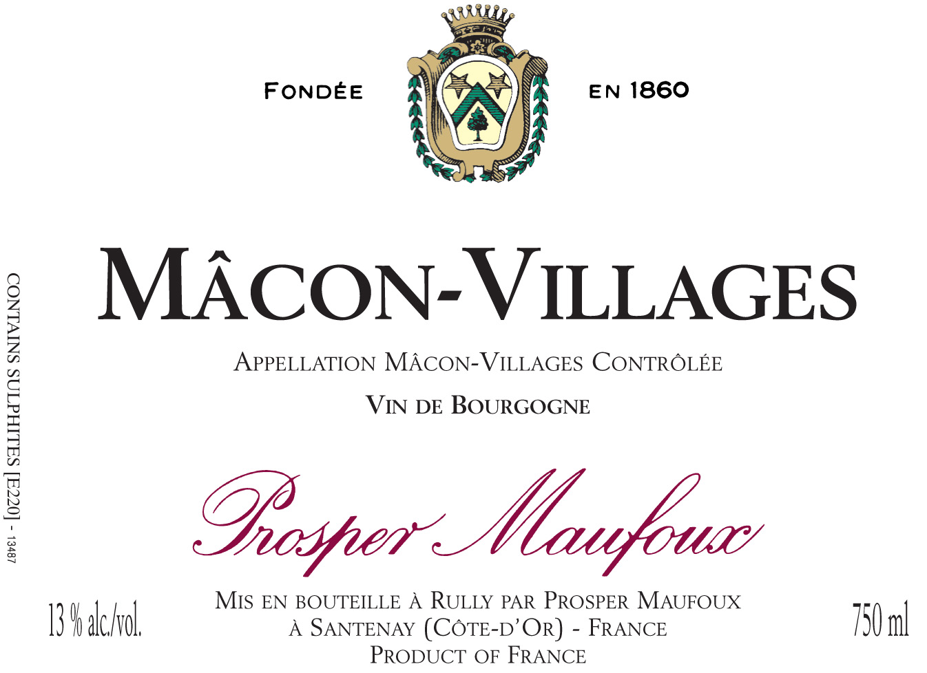 Vin De Bourgogne Mâcon Villages