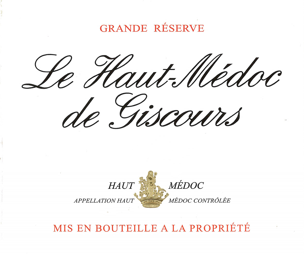 Le Haut-Médoc de Giscours