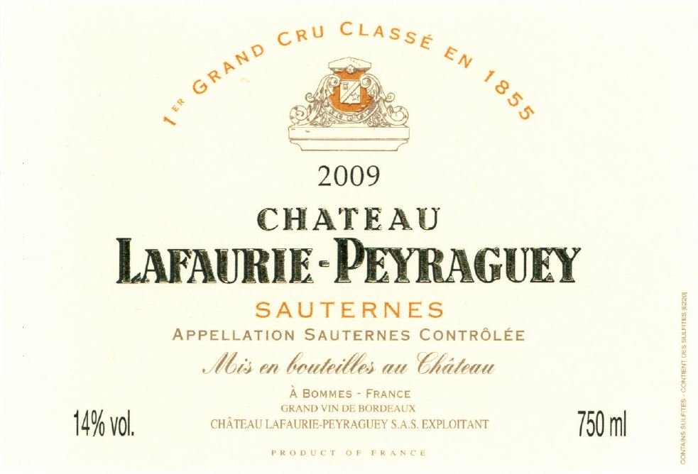 Château Lafaurie Peyraguey Sauternes