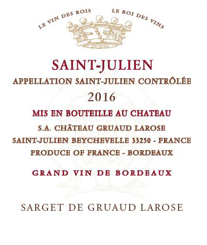 Sarget de Gruaud Larose