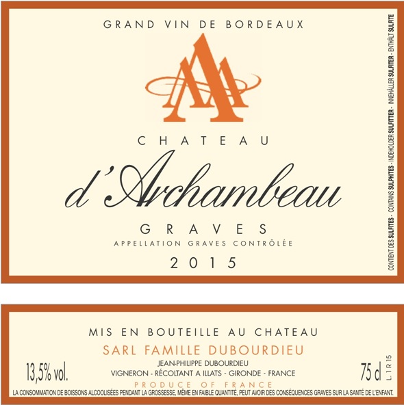 Ch.D'archambeau Graves Rouge