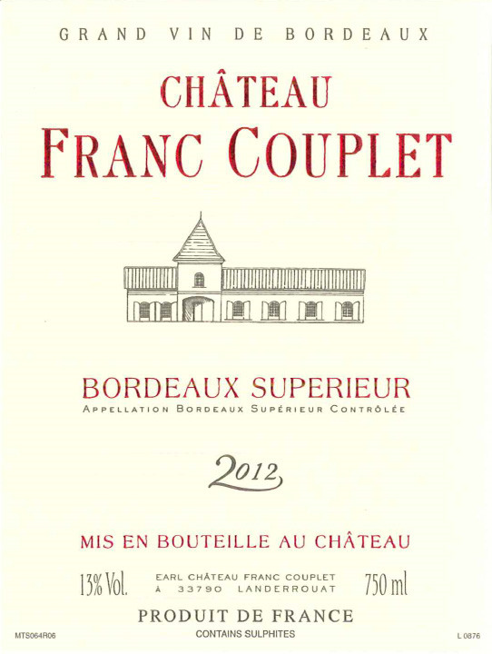 Franc Couplet Red Wine