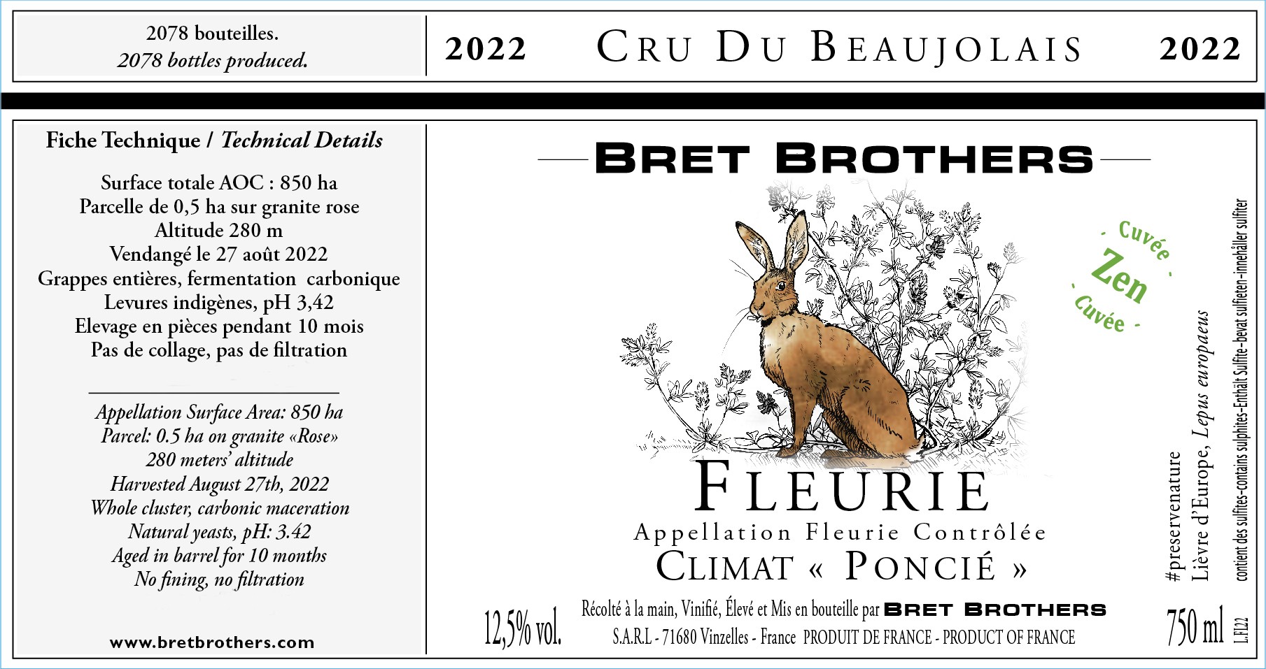 Les Poncie Cuvee Zen