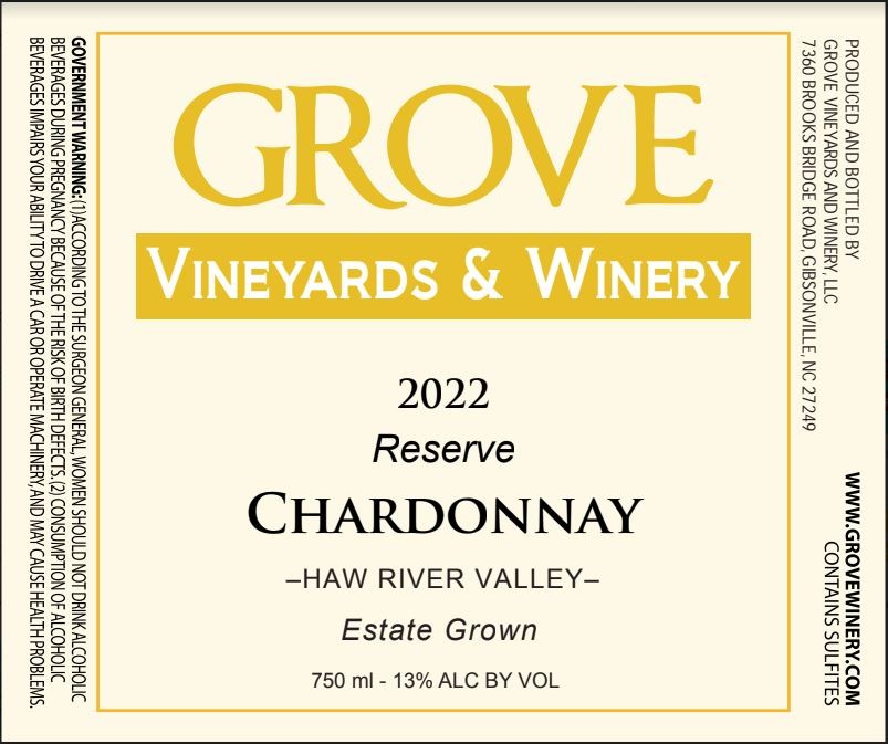 Reserve Chardonnay