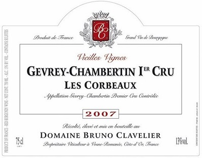 Ro Paga Vieilles Vignes Gevrey - Chambertin Ier Cru Les Corbeaux