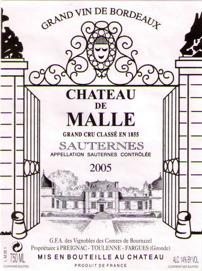 Chateau De Malle Sauternes