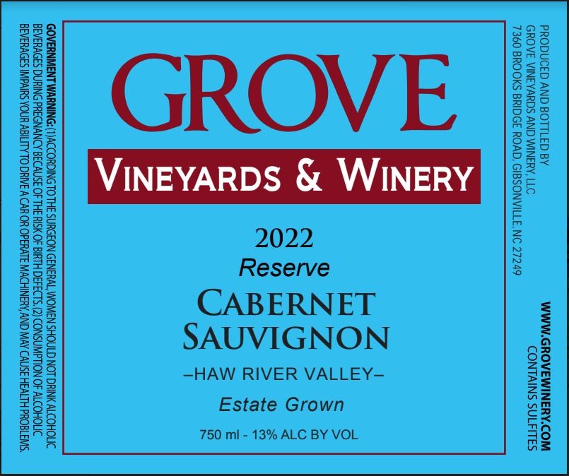 Reserve Cabernet Sauvignon