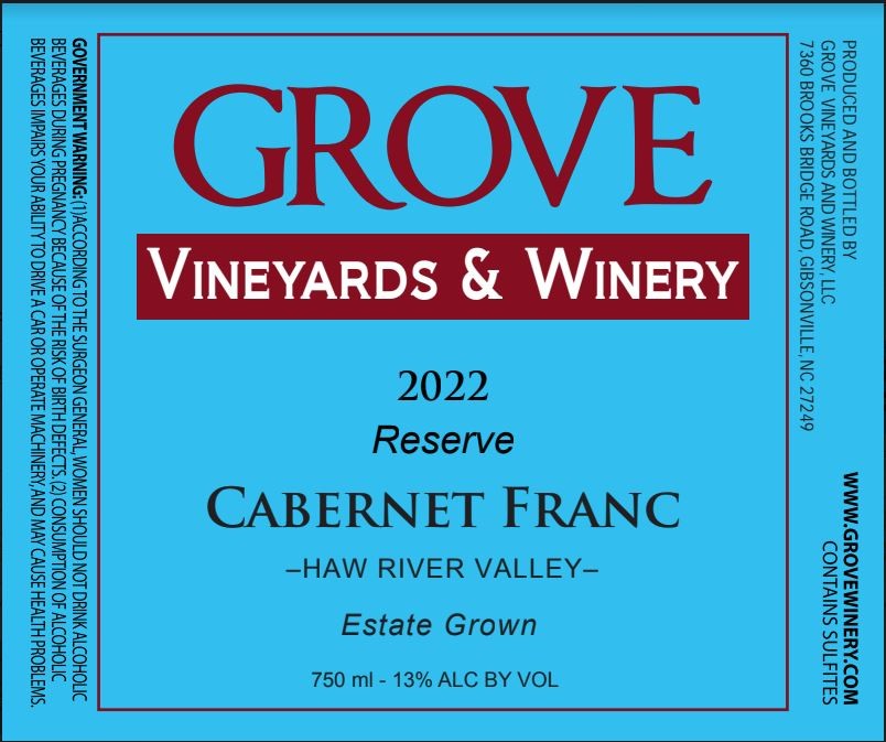 Reserve Cabernet Franc