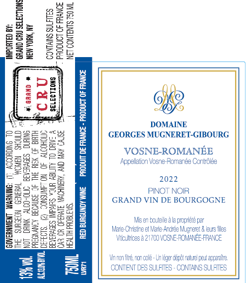 Vosne - Romanée Grand Vin De Bourgogne