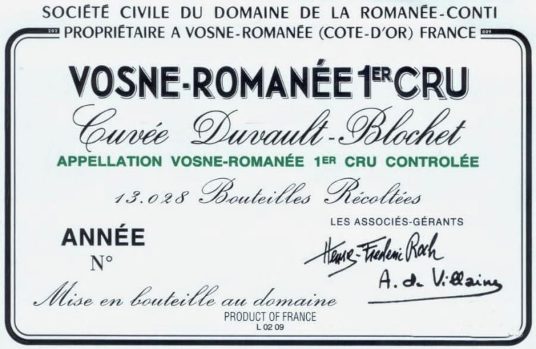 Cuvée Duvault-Blochet