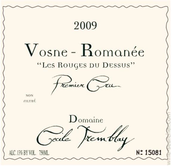 Les Rouges Du Dessus Premier Cru