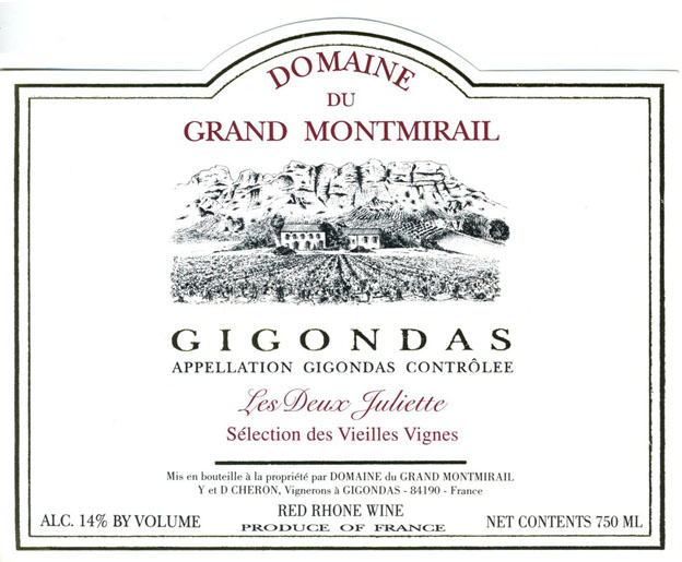 Les Deux Juliette Sélection Des Vieilles Vignes