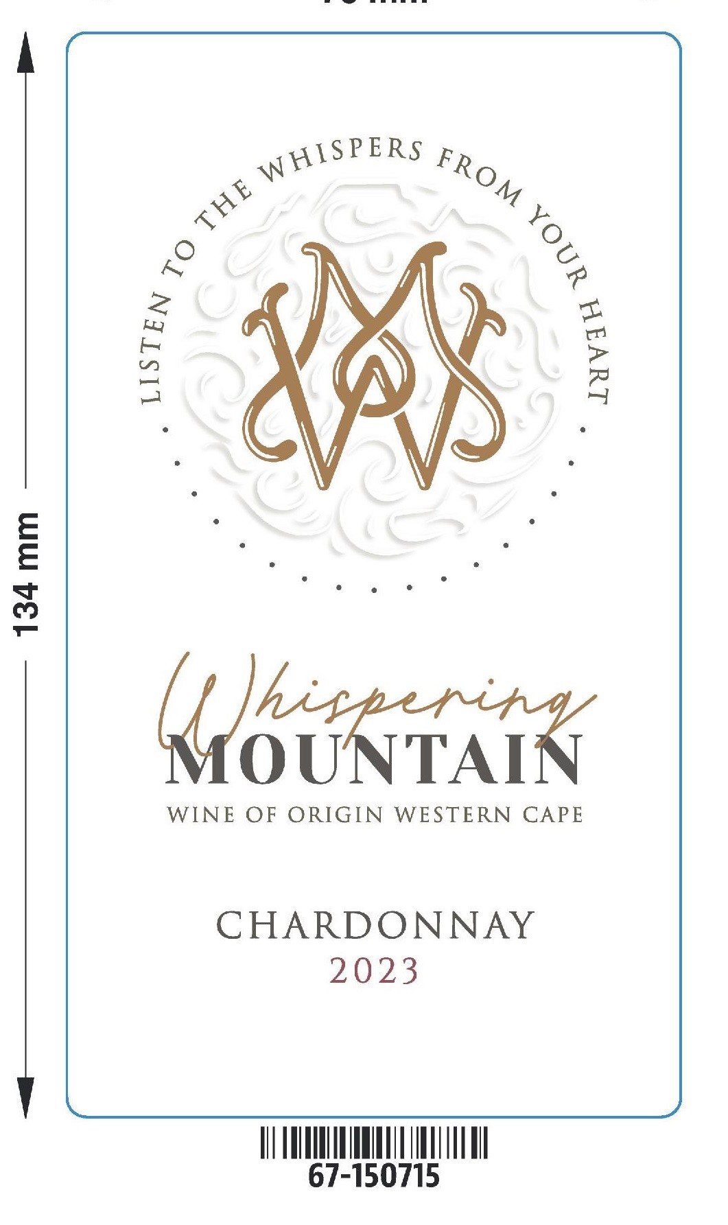 Whispering Mountain Chardonnay