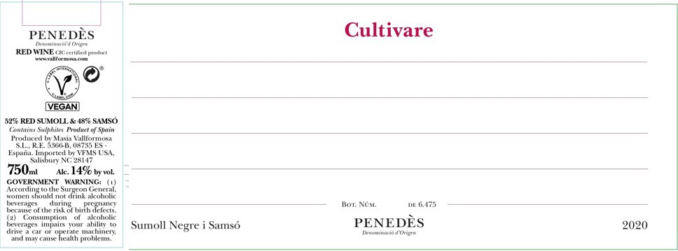 Vegan 52% Red Sumoll & 48% Samsó
