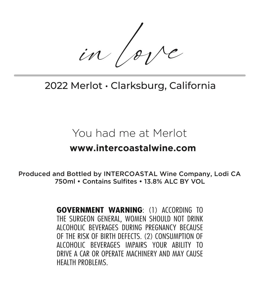 In Love Merlot