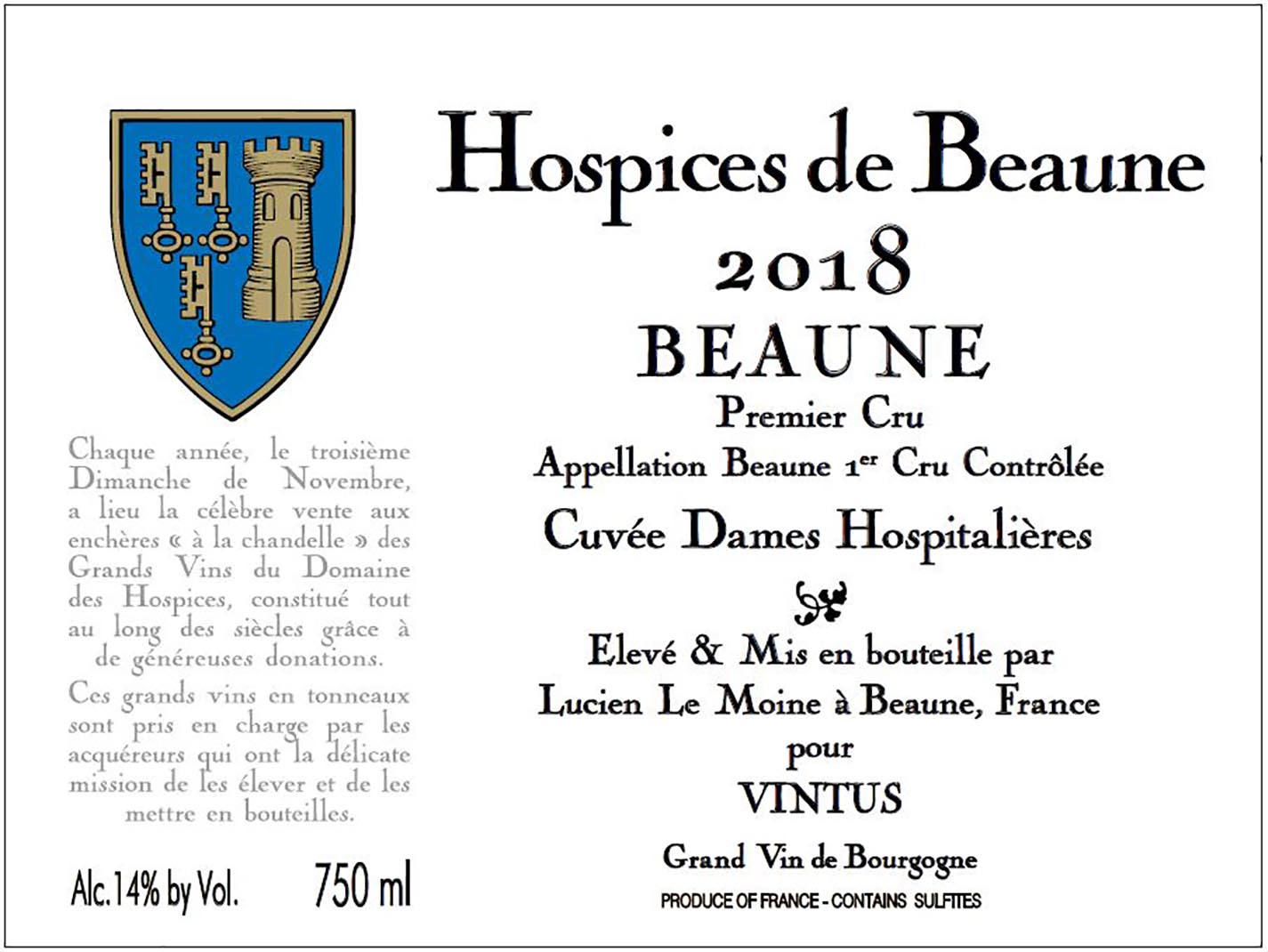 Cuvée Dames Hospitalières