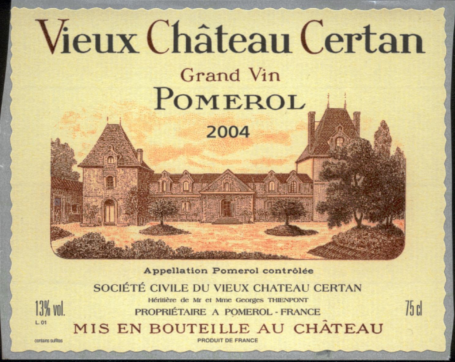 Vieux Château Certan Grand Vin