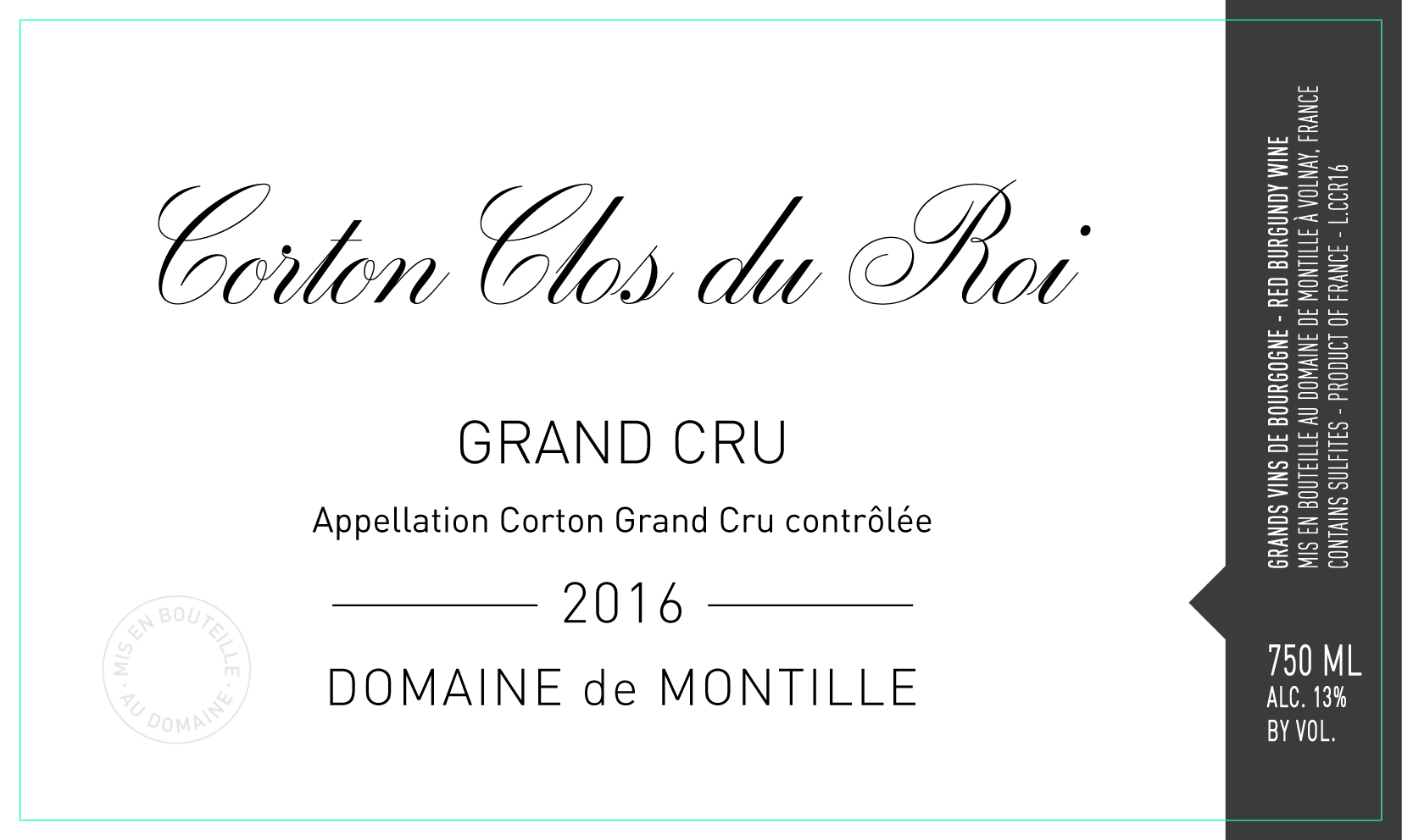 Corton Clos du Roi