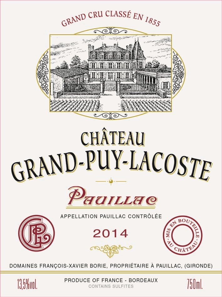 Grand - Puy - Lacoste Pauillac Aop