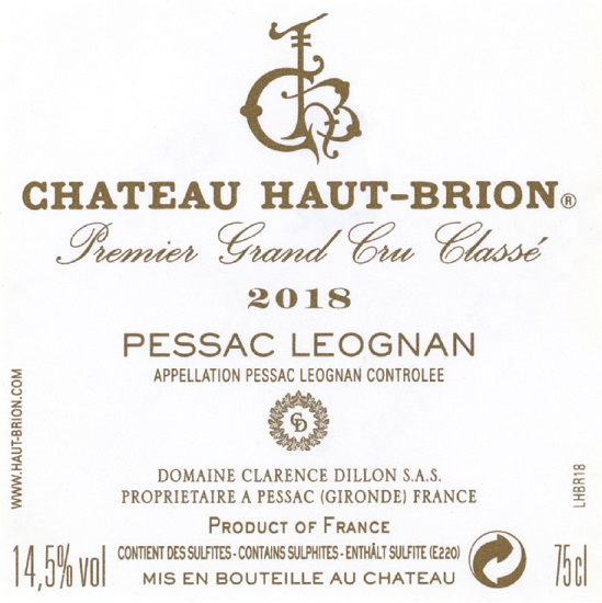 Chateau Haut - Brion Premier Grand Cru Classé