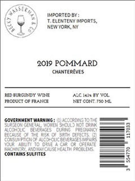 Pommard Chanterêves