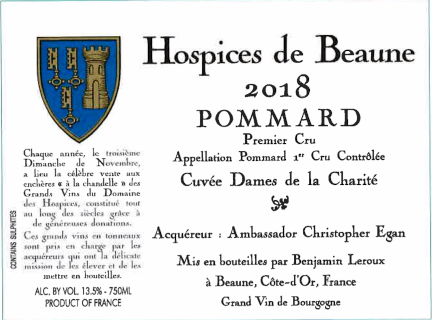 Cuvee Dames De La Charite