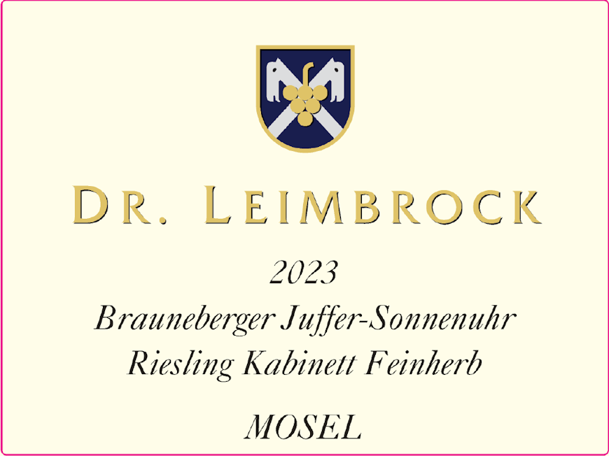 Brauneberger Juffer - Sonnenuhr Riesling Kabinett Feinherb