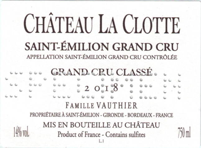 La Clotte Saint-Émilion