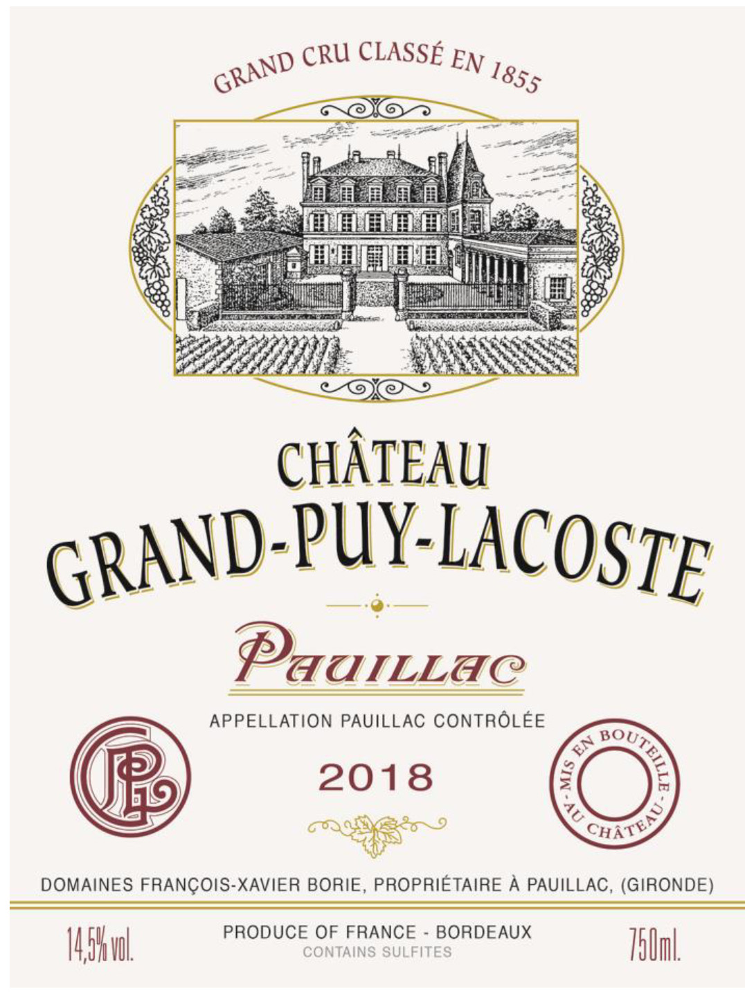 Château Grand - Puy - Lacoste Padillac