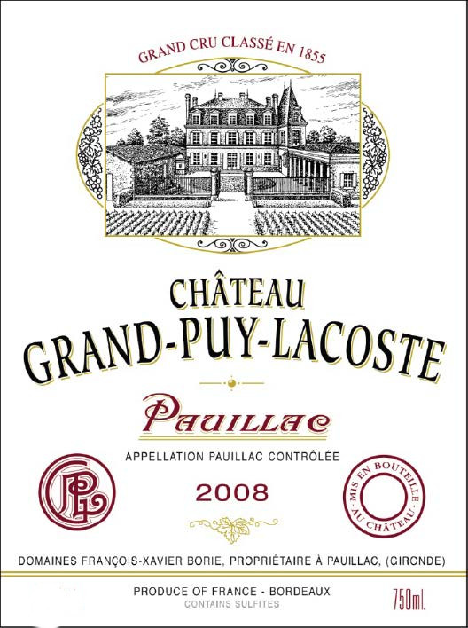 Grand Puy Lacoste Red Wine