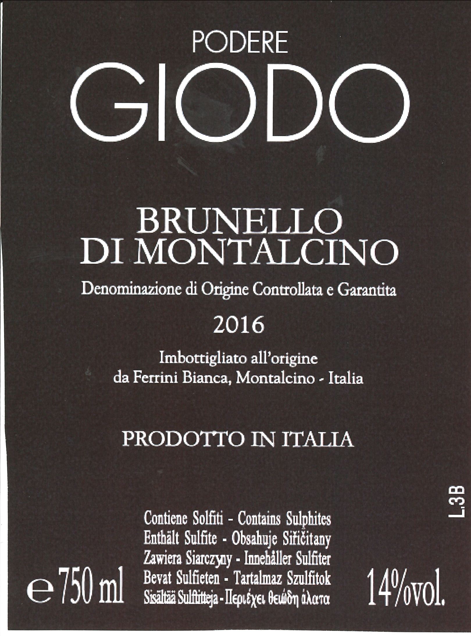 Giodo Brunello Di Montalcino