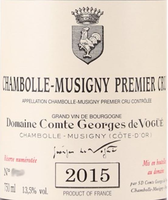 Chambolle - Musigny Premier Cr