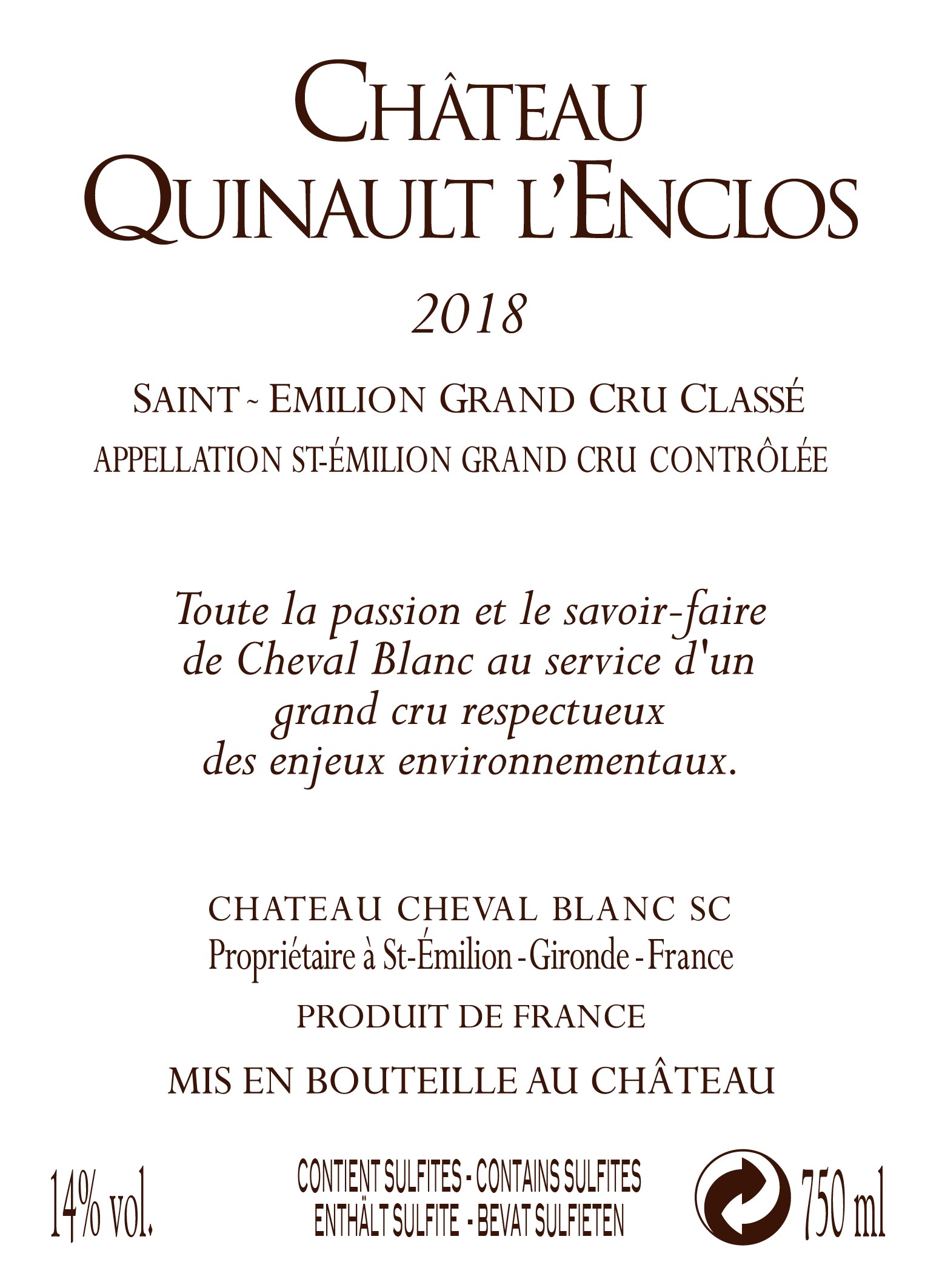 Quinault L'enclos