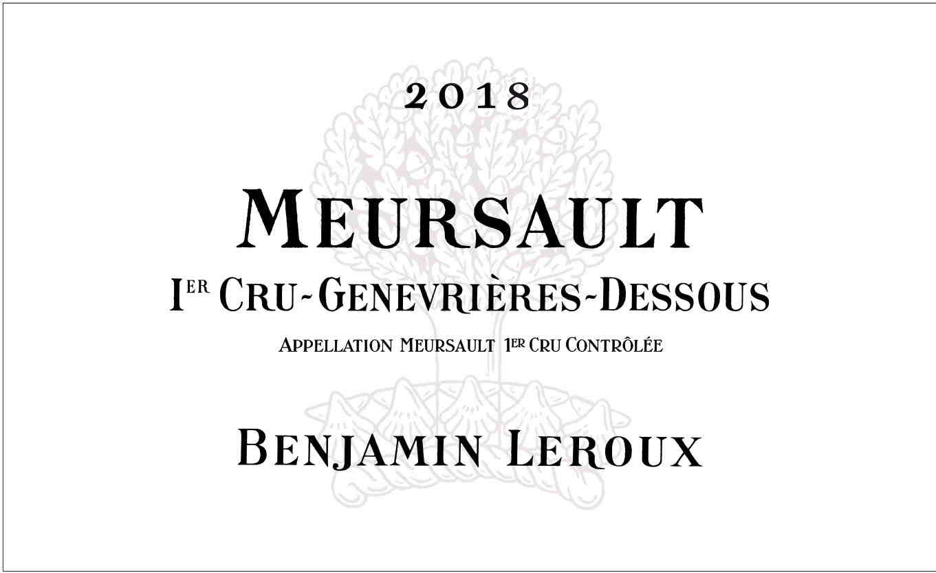 1er Cru-Genevrières-Dessous