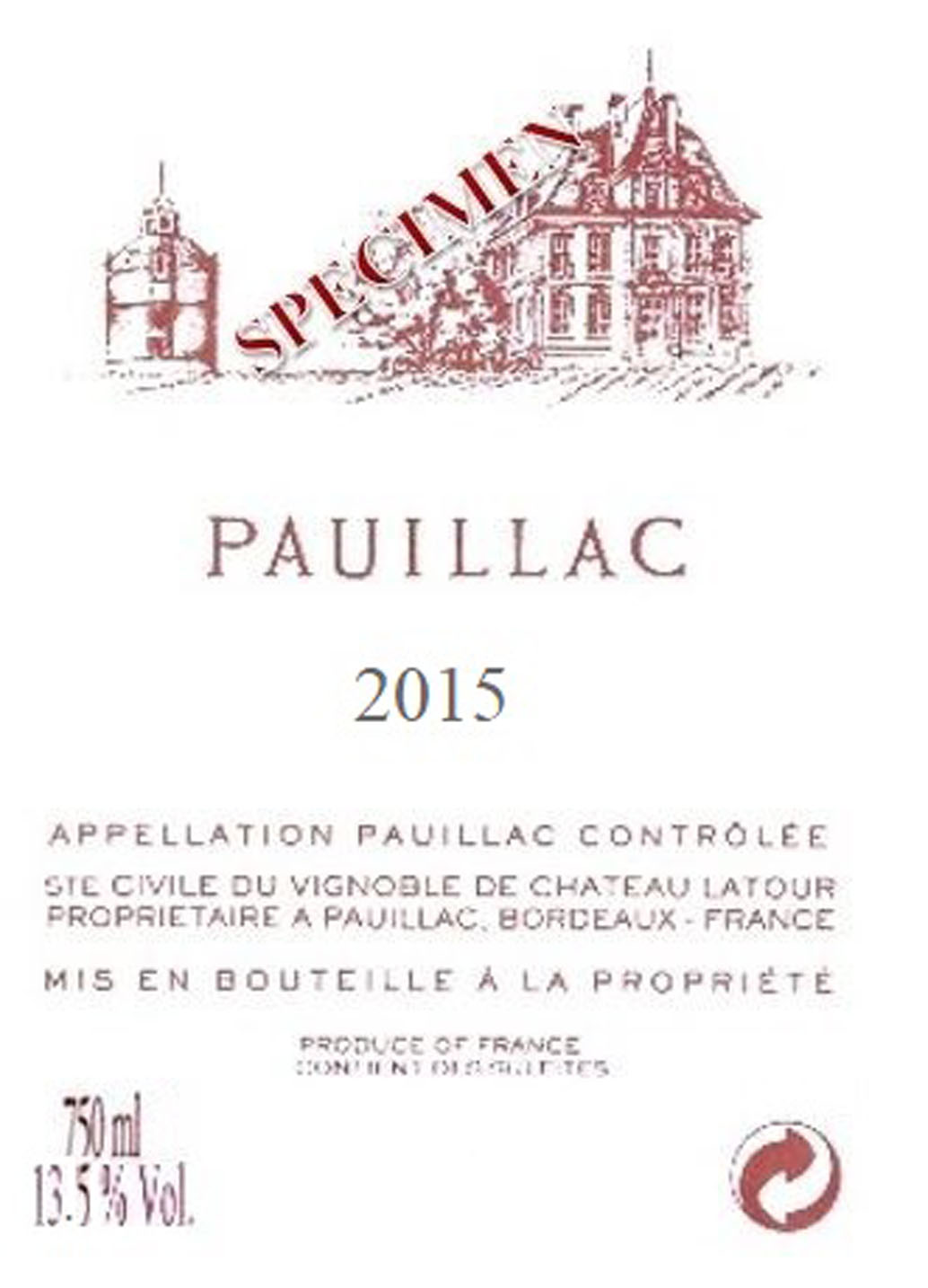 Pauillac De Latour