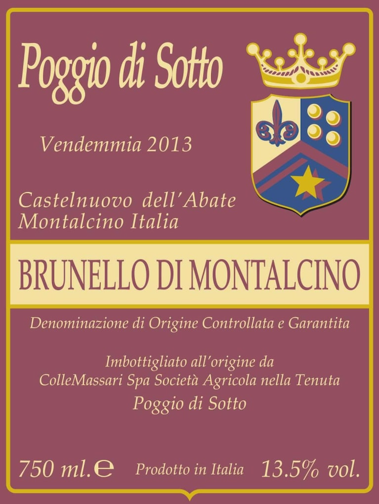 Poggio Di Sotto Brunello Di Montalcino