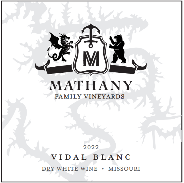 Vidal Blanc Dry White Wine