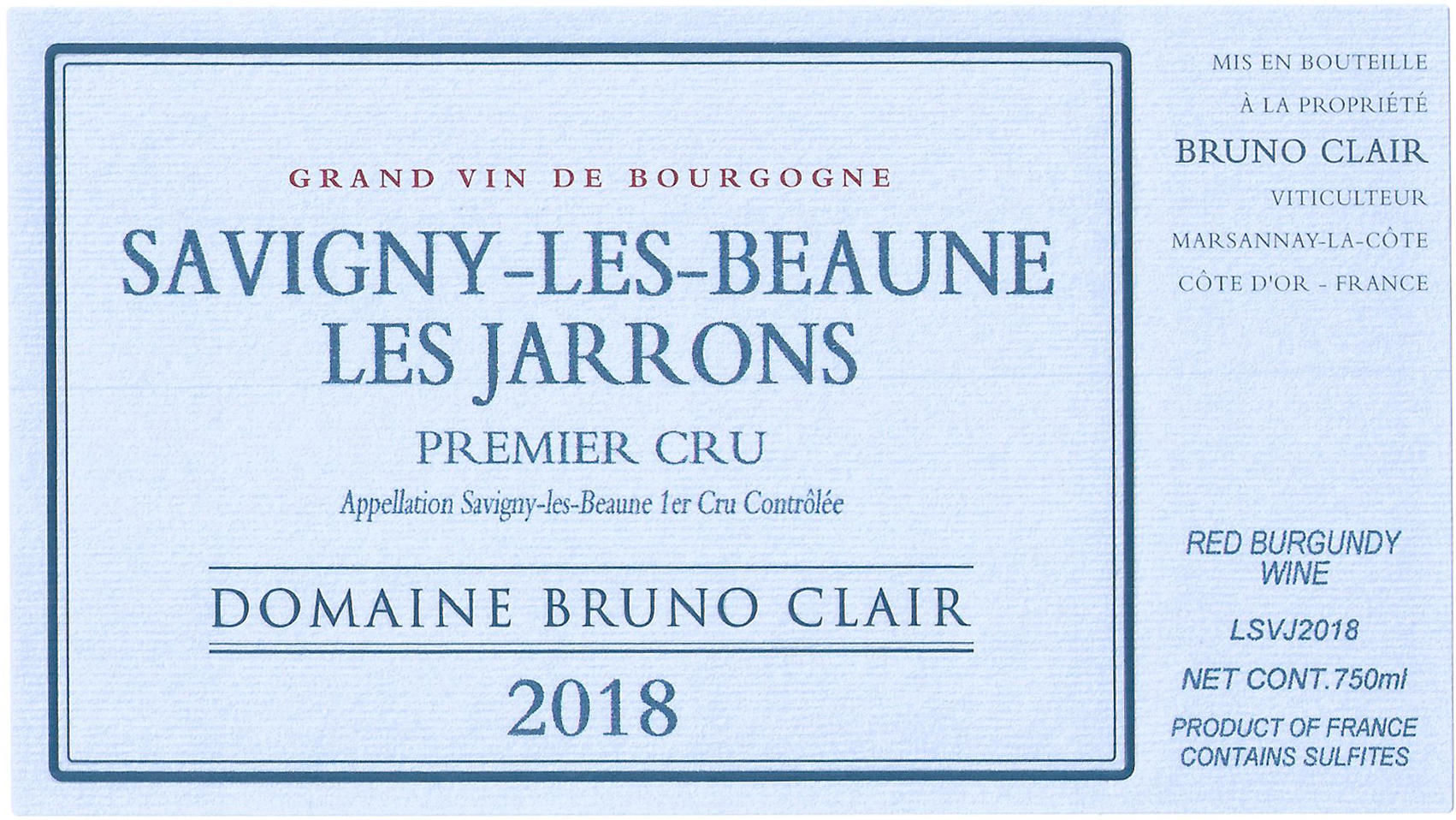Savigny-Les-Beaune Les Jarrons