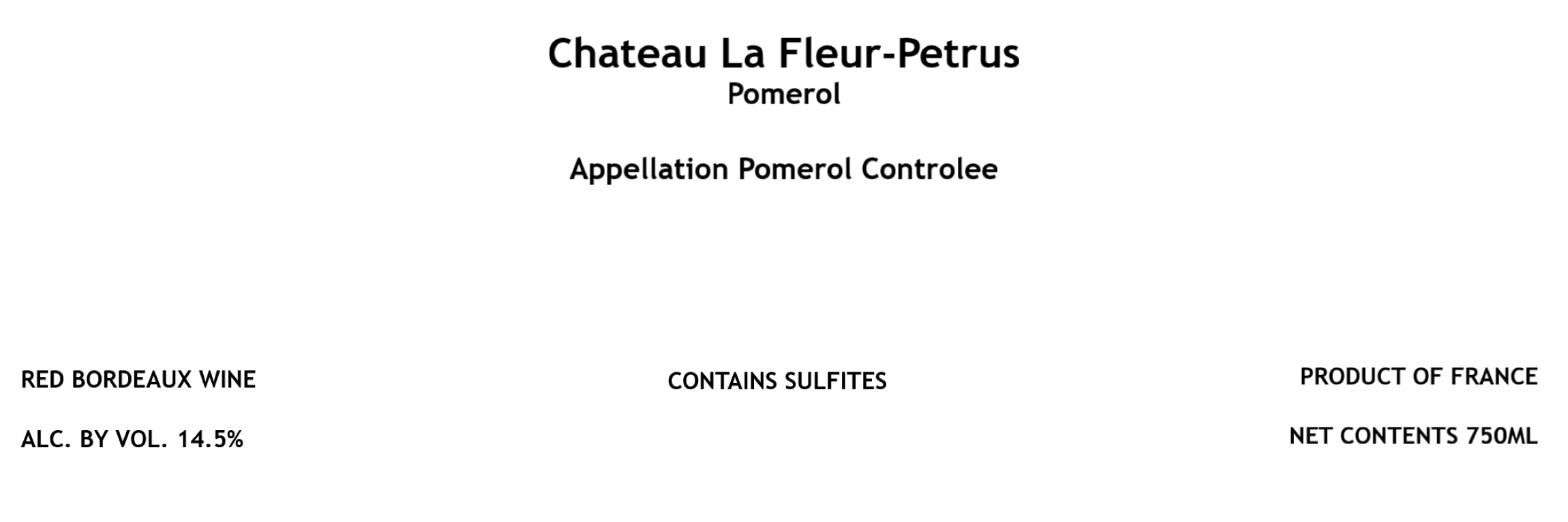 Chateau La Fleur - Petrus Pomerol