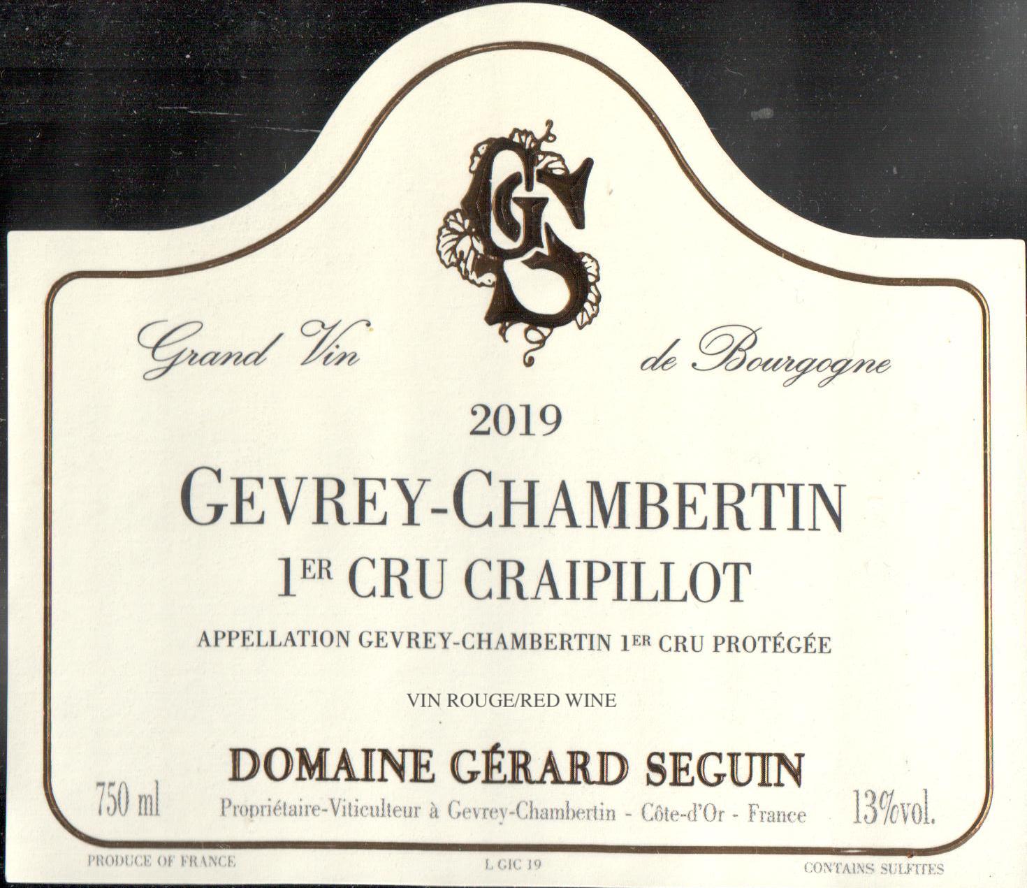 1er Cru Craipillot