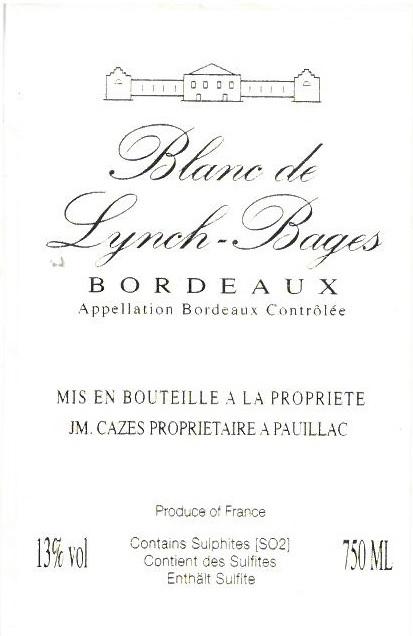 Blanc De Lynch Bages