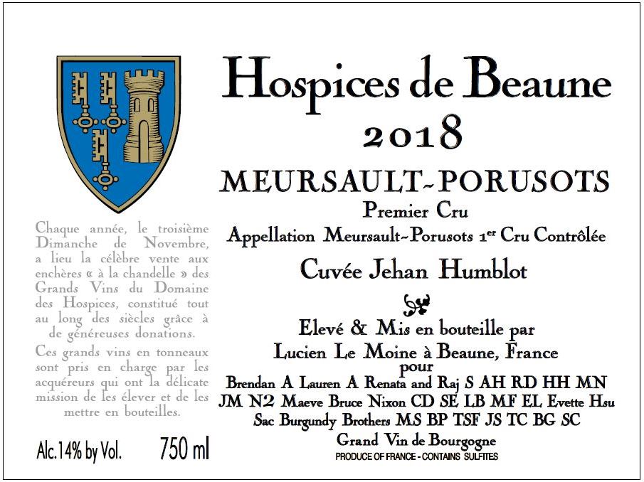 Cuvée Jehan Humblot