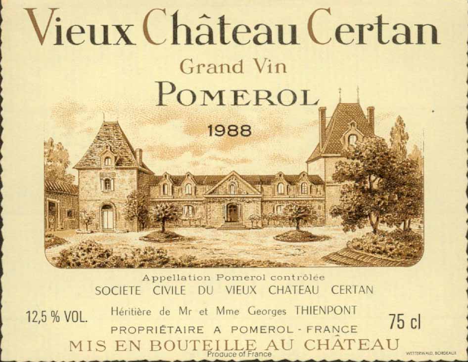 Vieux Château Certan Grand Vin