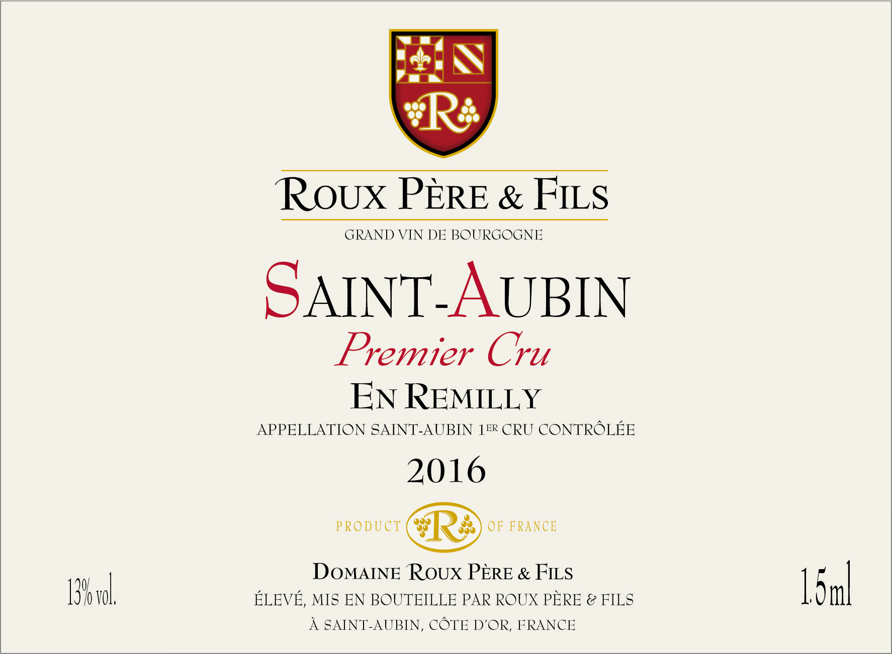 Santenay Monsieur Touton Saint - Aubin 1er Cru En Remilly